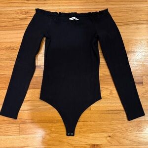 A&F Off-Shoulder Long Sleeve Bodysuit